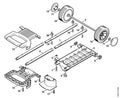 STIHL Pièce d'écartement droite (OEM 4717-791-9105)