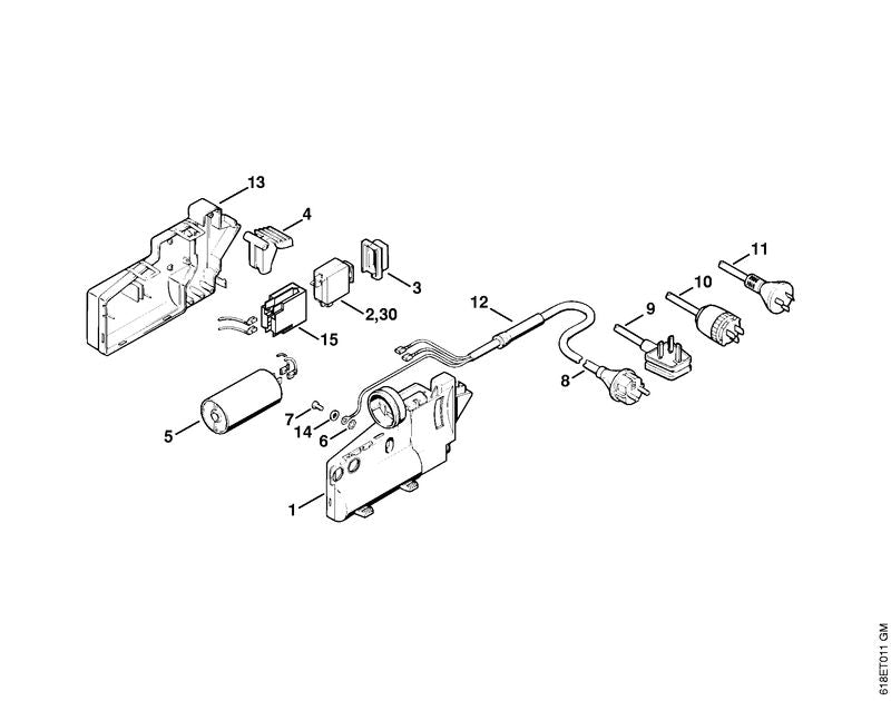STIHL 47034356000 - Bracket