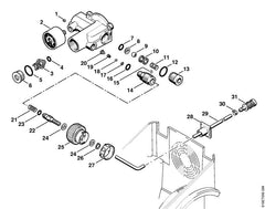 STIHL 47227036900 - Bracket