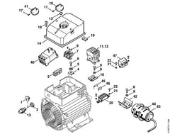 STIHL 47224317705 - Resistor
