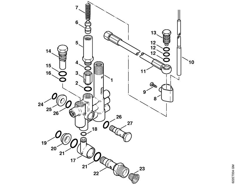 STIHL 47355100900 - Pressure relief valve