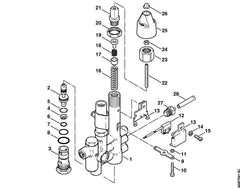 STIHL 47350071001 - Repair kit regulation valve block