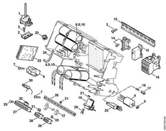 STIHL 47124312900 - Terminal block