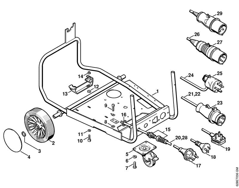 STIHL 47247913600 - Wheel