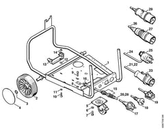 STIHL 47247913600 - Wheel