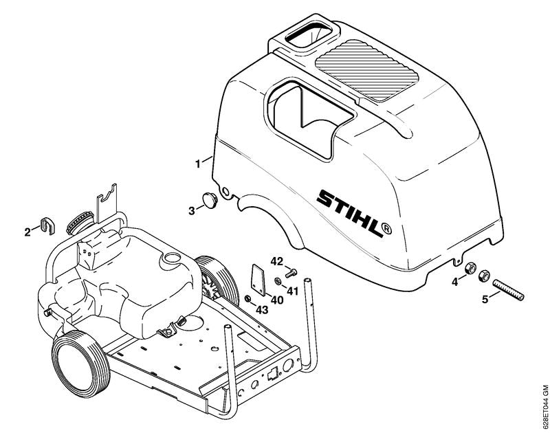 STIHL 47247061800 - Clip