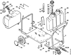 STIHL 47067901801 - Frame