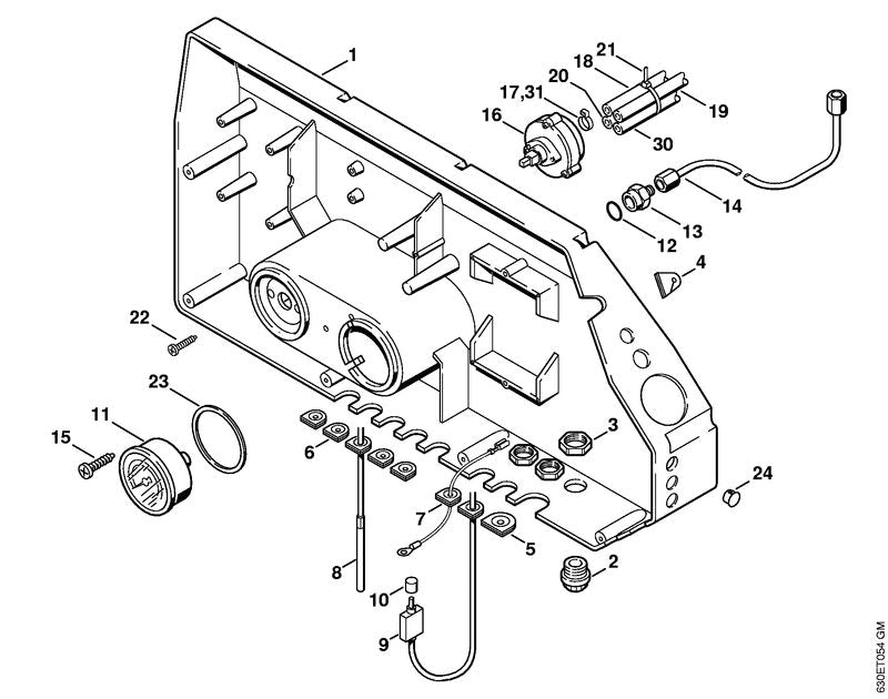 STIHL 47124300500 - Reed switch