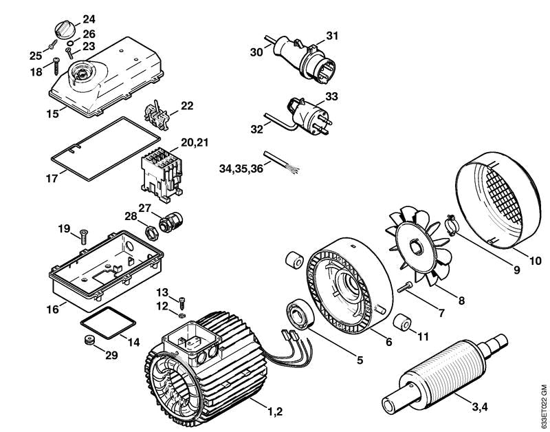 STIHL 47164340600 - Shrouded plug