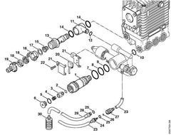 STIHL 47325101800 - Banjo bolt