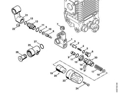 STIHL 47325100200 - Non-return valve