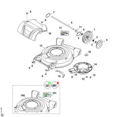 STIHL 00009676713 - Warning note