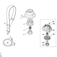 STIHL 00009973100 - Compression spring