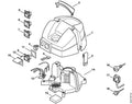 STIHL Condensateur antiparasite (OEM 4709-605-1201)