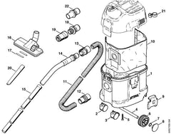 STIHL 47427913600 - Wheel