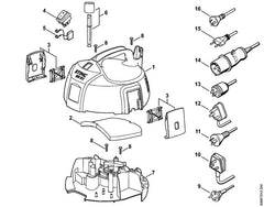 STIHL 47584402003 - Connecting cable Europe