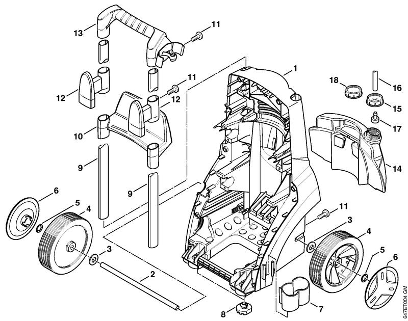 STIHL 47437913600 - Wheel