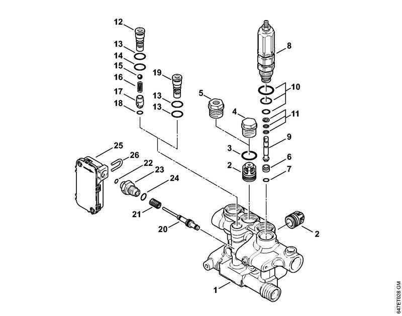 STIHL 47577085804 - Screw plug
