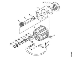 STIHL 47577607050 - Set of pistons
