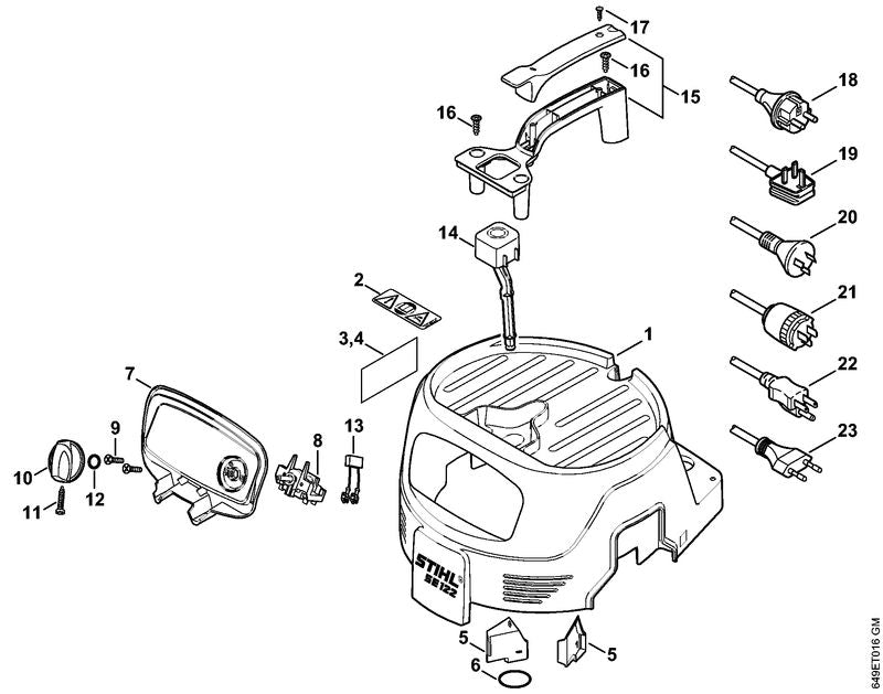 STIHL 47744402000 - Connecting cable Europe