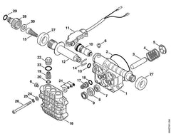 STIHL 47557011200 - Valve block