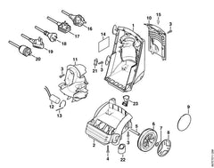 STIHL 47547917000 - Axle