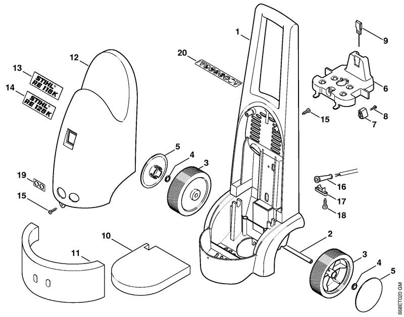 STIHL 47387919200 - Cap