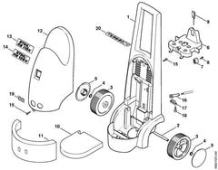STIHL 47387913601 - Wheel