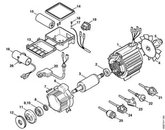 STIHL 47376082700 - Clamping ring