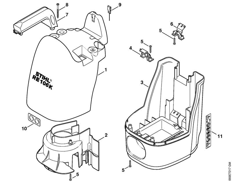 STIHL 47377062100 - Machine cover