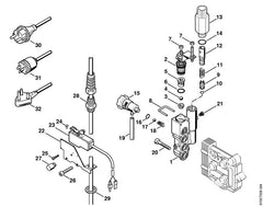 STIHL 47405101000 - Regulation valve block