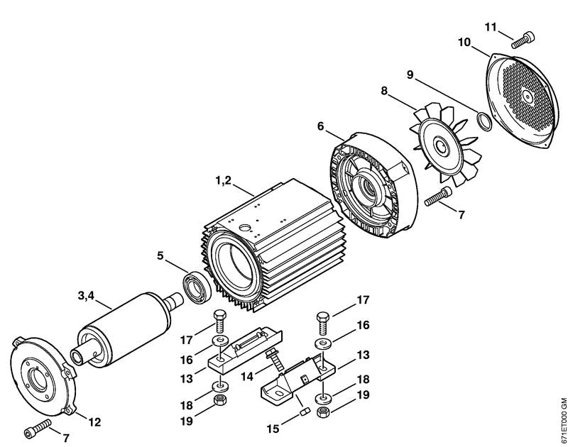 STIHL 47476001100 - Rotor