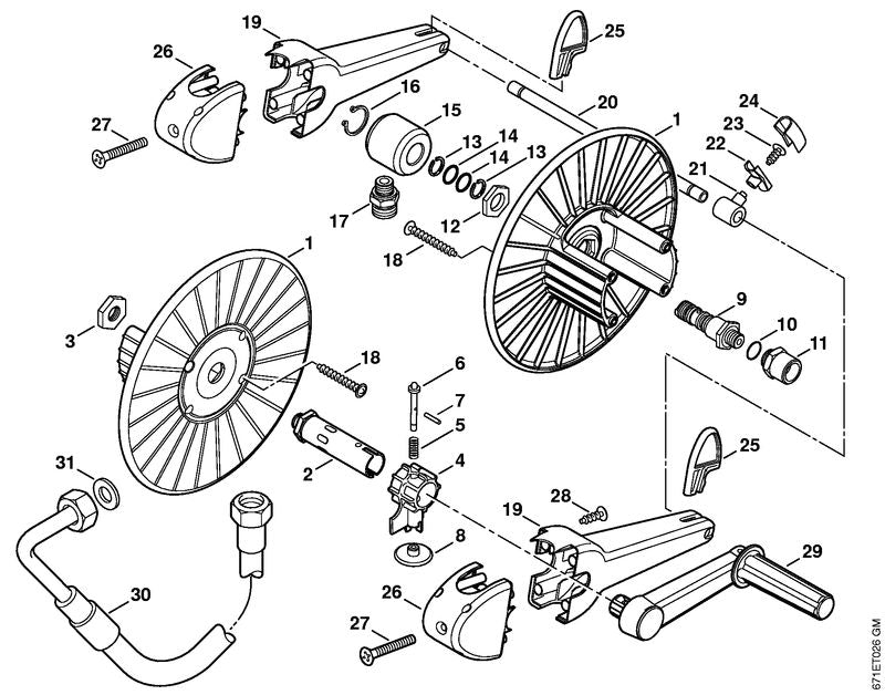 STIHL 47477931800 - Hose guide