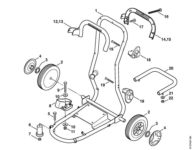 STIHL 47477172200 - Holder