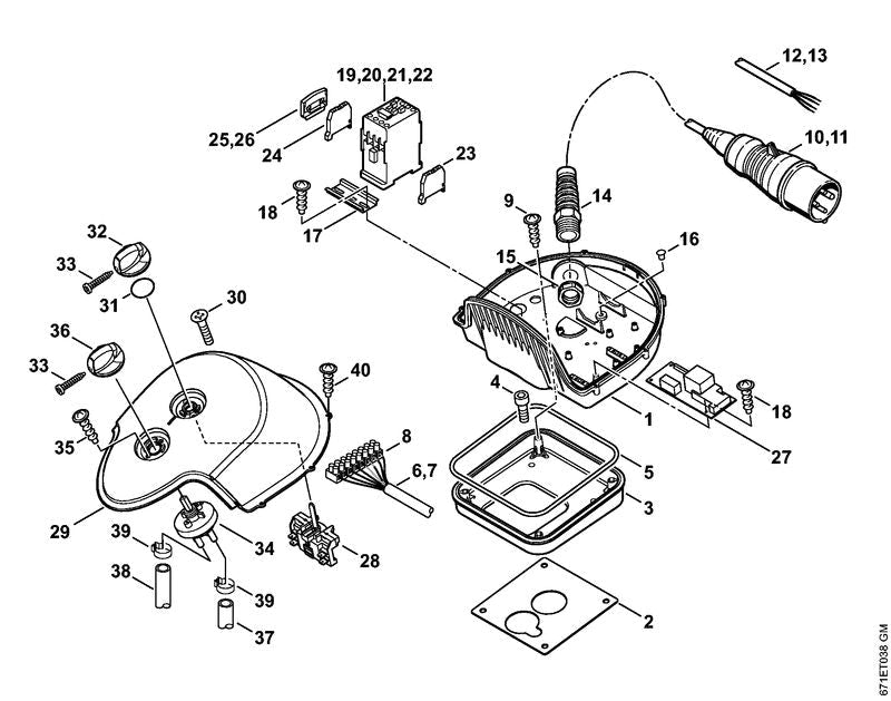 STIHL 47474303600 - Cover