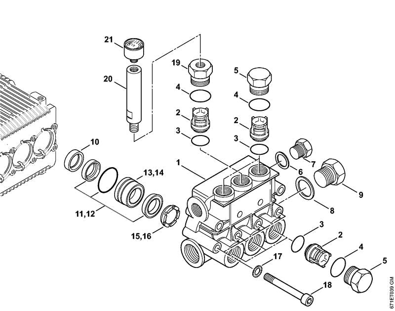 STIHL 47477085800 - Screw plug