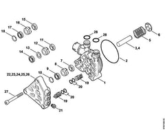 STIHL 47437004650 - Valve block