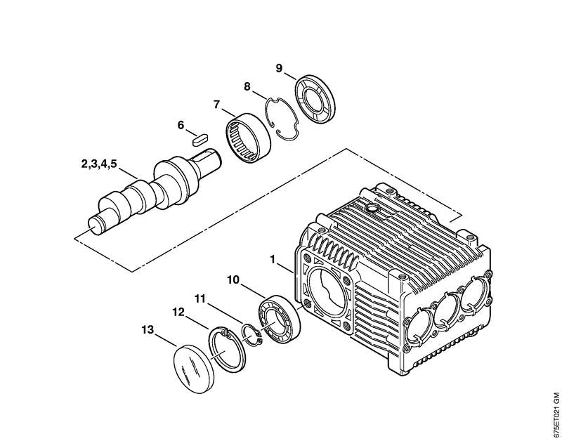 STIHL 47707010500 - Pump housing