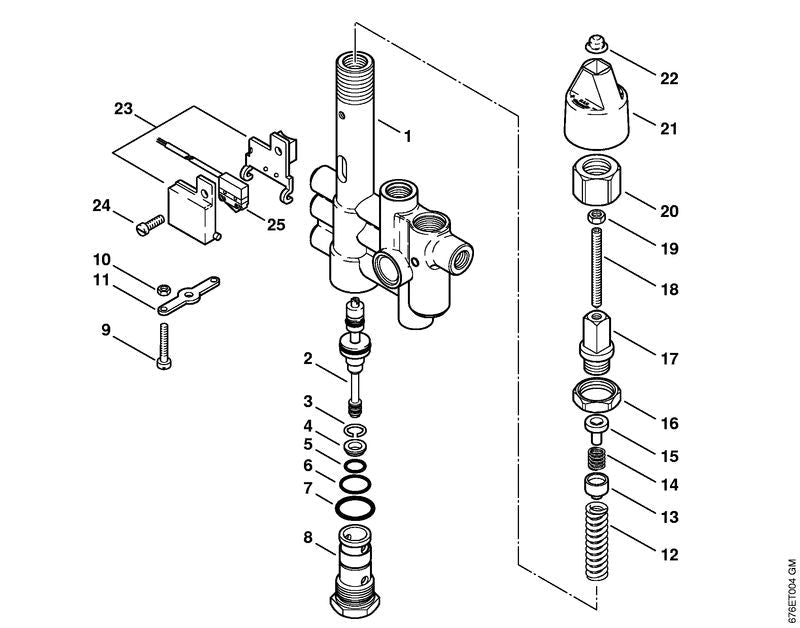 STIHL 47524300500 - Switch