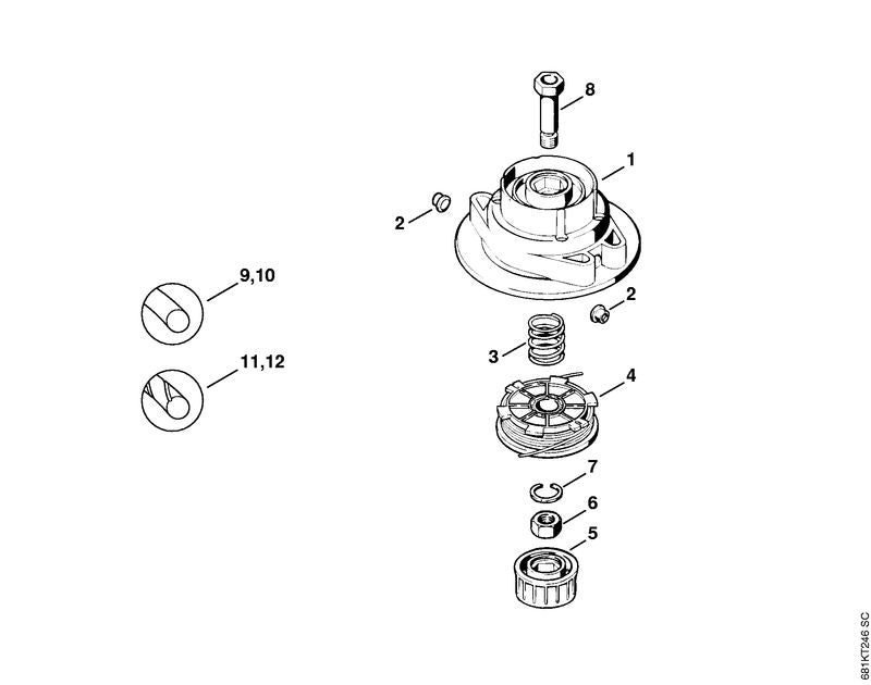 STIHL 40027136501 - Collar screw