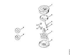 STIHL 40027137315 - Index plate