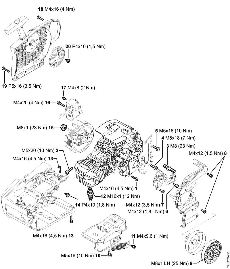 STIHL 11371602000 - Clutch