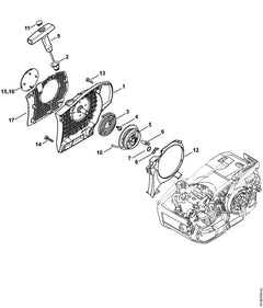 STIHL 11450841200 - Fan screen