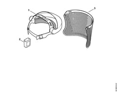 STIHL 00008840242 - Face shield, metal mesh