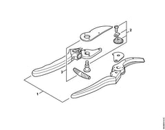 STIHL 00008819908 - Cutting blade with spring