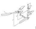 STIHL Lame avec ressort (F9, F10) (OEM 0000-881-9912)