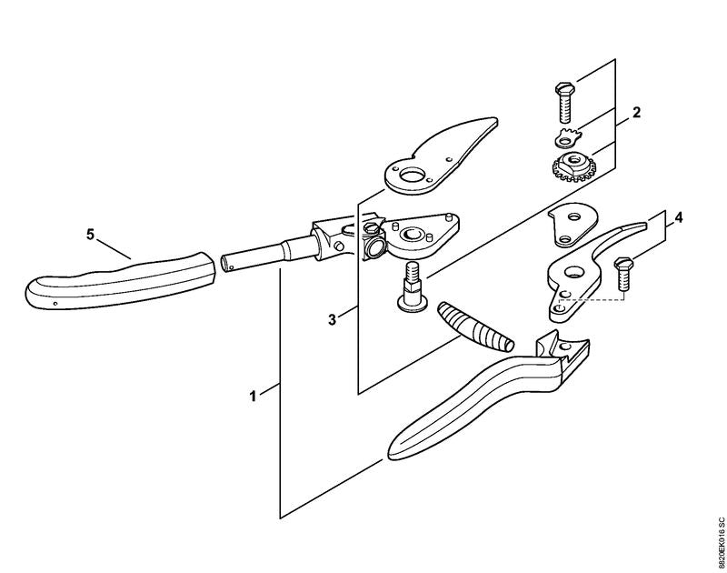 STIHL 00008819924 - Revolving handle