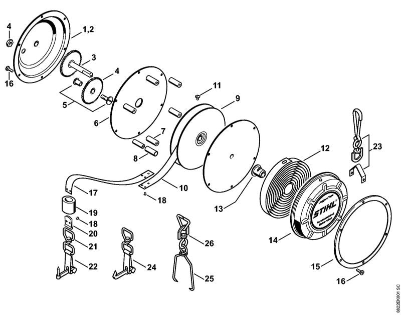 STIHL 00008810856 - Spring
