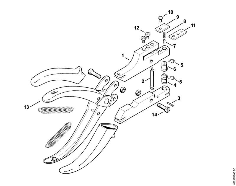 STIHL 00008810879 - Rivet (pack of 100)