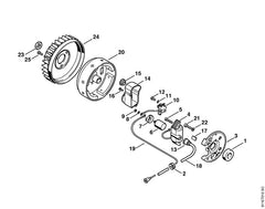 STIHL 11084043200 - Ignition coil